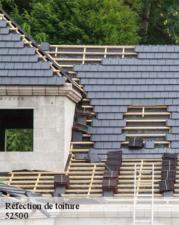 Les travaux de réfection de la toiture à Arbigny Sous Varennes dans le 52500
