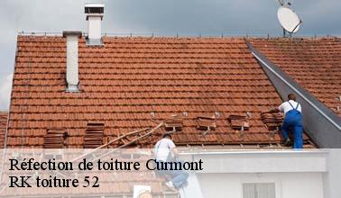 Les travaux de réfection de la toiture d'un immeuble à Curmont dans le 52330