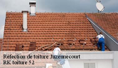 Les travaux de réfection de la toiture à Juzennecourt dans le 52330