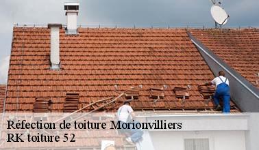 Les travaux de réfection de la toiture à Morionvilliers dans le 52700