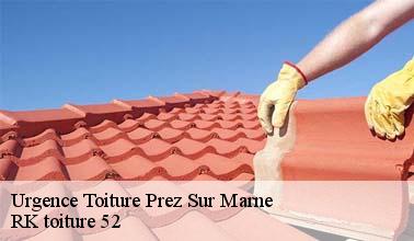Les travaux d'urgence pour les fuites de toit à Prez Sur Marne dans le 52170