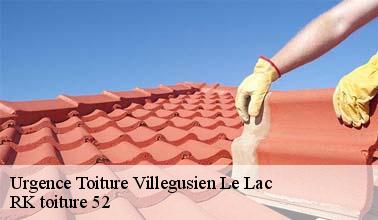 Qui peut procéder au bâchage des toits à Villegusien Le Lac dans le 52190 ?