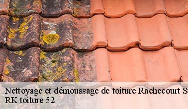 Les travaux de nettoyage des toits à Rachecourt Suzemont dans le 52130