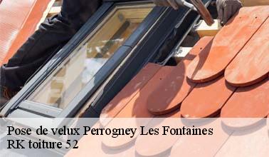 La pose pour les fenêtres de toit à Perrogney Les Fontaines dans le 52160