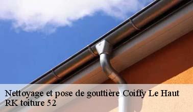 Les travaux d'installation des gouttières à Coiffy Le Haut et ses environs