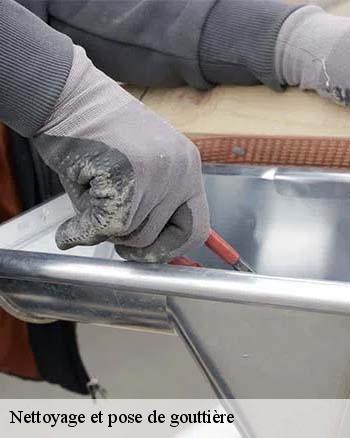Les travaux d'installation des gouttières à Flornoy et ses environs