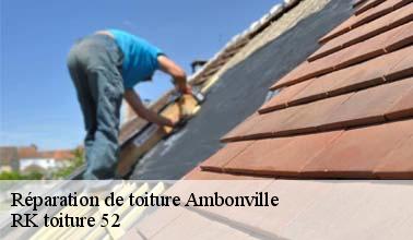 La réparation de toit : un travail à confier à RK toiture 52 à Ambonville dans le 52110