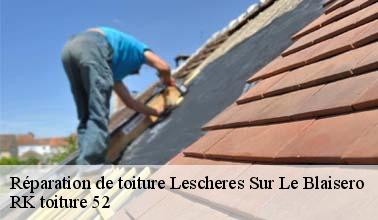 La réparation de la toiture par RK toiture 52 à Lescheres Sur Le Blaisero dans le 52110