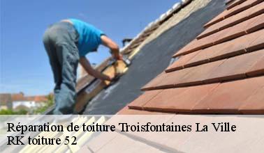Les compétences de RK toiture 52 pour réaliser les travaux de réparation de la toiture d'un immeuble à Troisfontaines La Ville dans le 52130