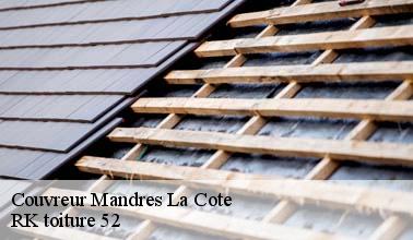 Les travaux de rénovation de la toiture d'un immeuble à Mandres La Cote dans le 52800 et les localités avoisinantes
