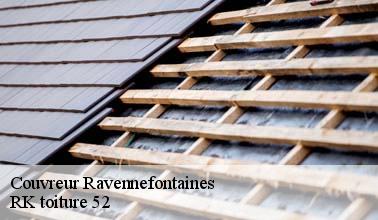 Les travaux de rénovation de la toiture d'un immeuble à Ravennefontaines dans le 52140 et les localités avoisinantes
