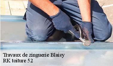 Les travaux de réparation des gouttières à Blaisy dans le 52330 et ses environs