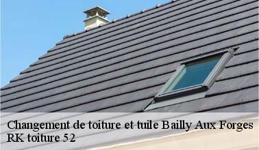 Le changement des tuiles par RK toiture 52 à Bailly Aux Forges dans le 52130 et les localités avoisinantes