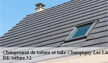 Les travaux de changement de toiture à Champigny Les Langres dans le 52200 et les localités avoisinantes